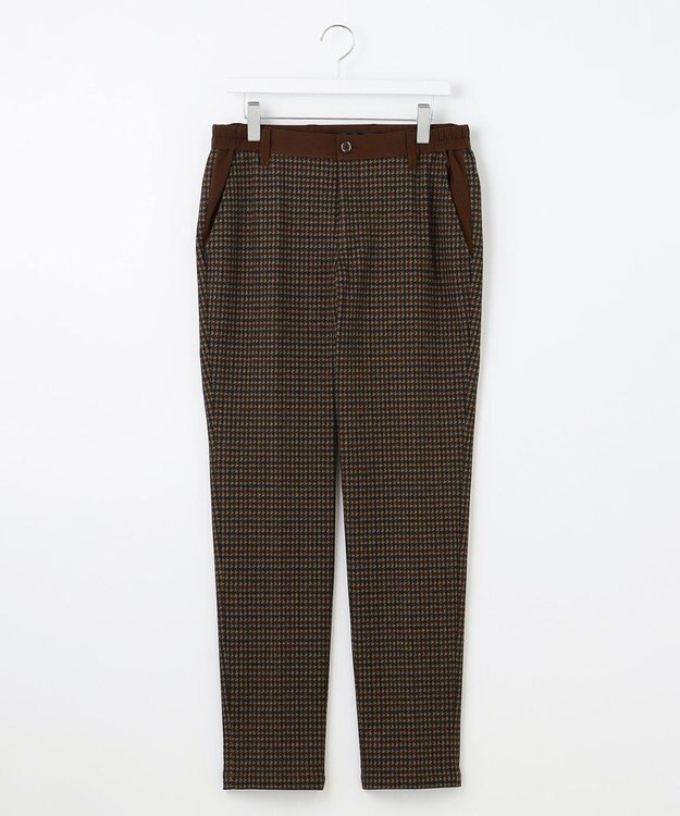 23区GOLF 【MEN】ガンクラブチェックプリントパンツ ダークブラウン系3