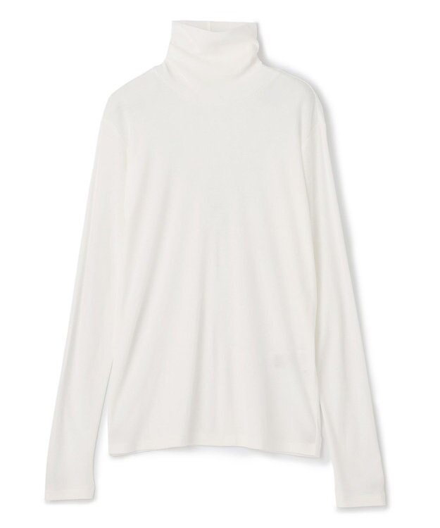 BEIGE， SORE / ハイネックカットソー White