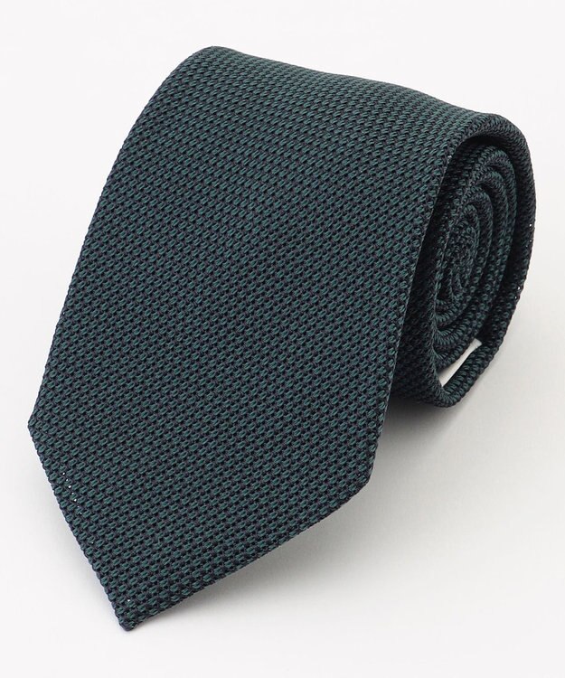 JOSEPH ABBOUD 【Fermo Fossati/日本製】メランジソリッド ネクタイ オリーブ系