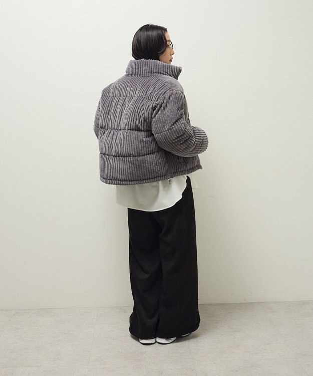 Green Parks ・ｓｗｉｎｇ　ｂｙ　ワイドコールスタンドブルゾン Charcoal Gray