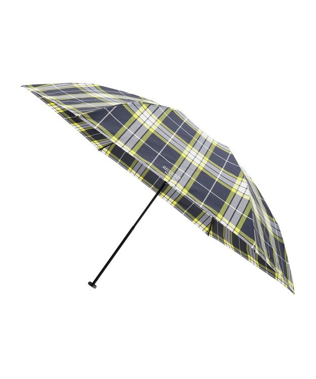 MOONBAT 【超軽量】マッキントッシュ フィロソフィー 折りたたみ傘 Barbrella チェック 55cm UV カナリア
