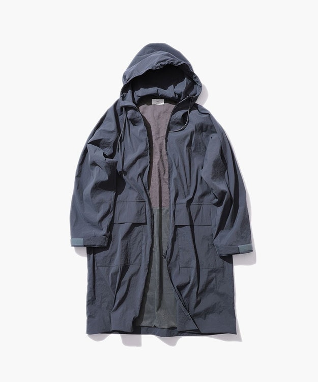 ATON HIGH STRETCH NYLON | レインパーカー - UNISEX CHARCOAL GRAY