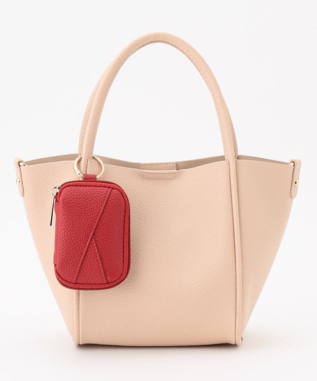 LA BAGAGERIE 【maison vert】 【軽量・ミニポーチ付き】２WAYトート ライトベージュ