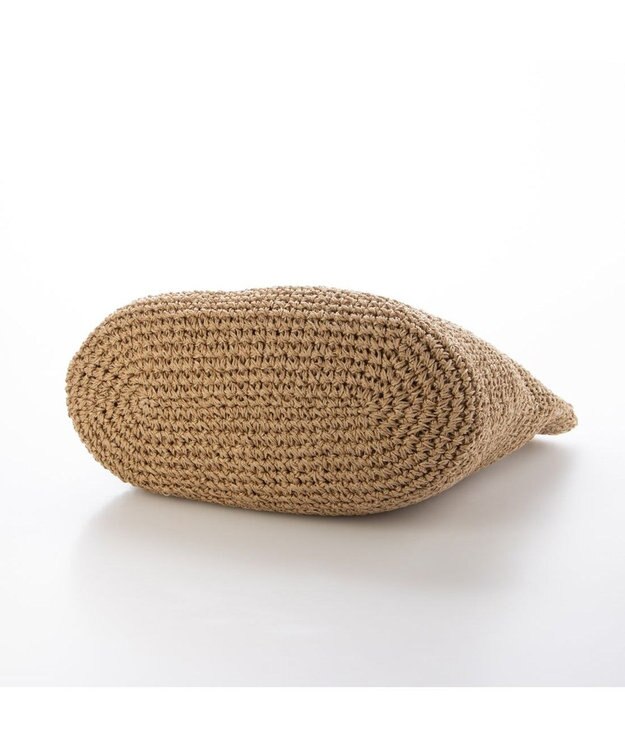 UNBILLION カシュカシュ cachecache / ベルトフラップクロッシェトート カゴバッグ キャメル