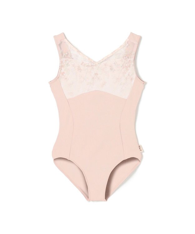 Chacott 【Nela ライン】ジュニア ノースリーブレオタード ヨーロピアンピンク