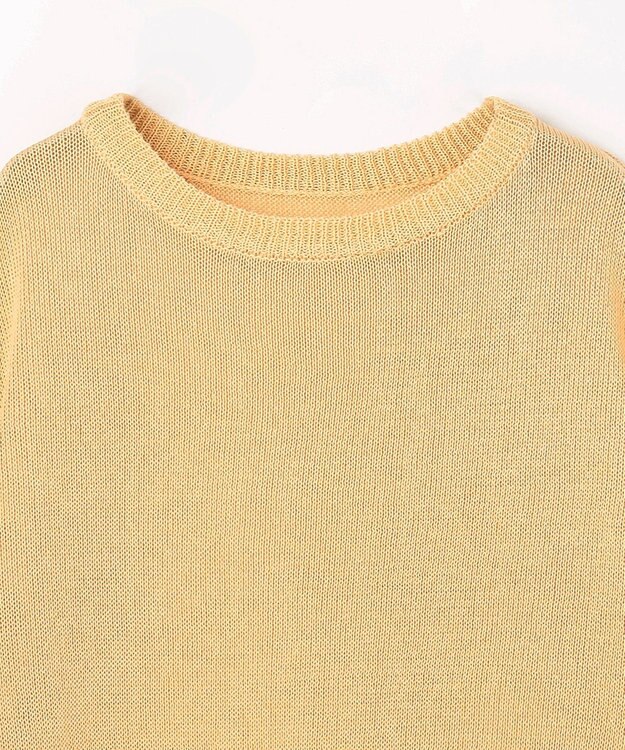 ANY ラミータッチオーバーニット イエロー