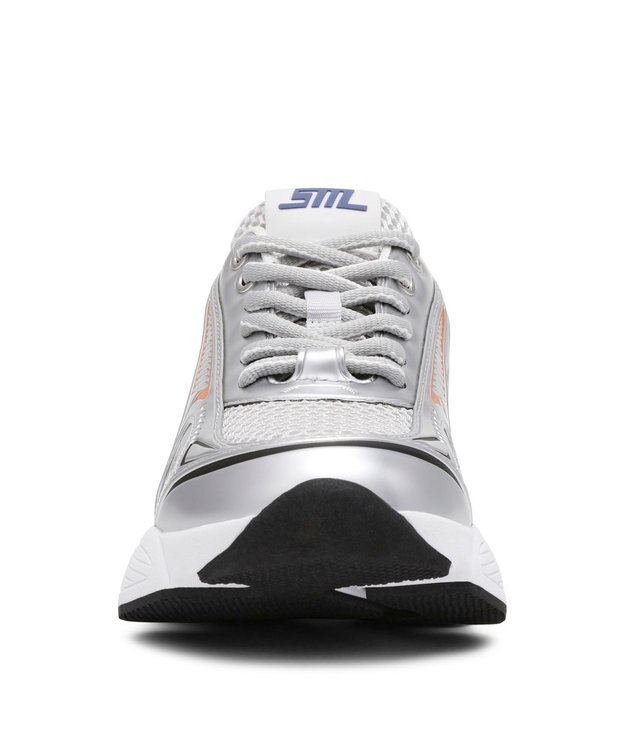 STEVE MADDEN SPEEDSTER-E リサイクリングランニングスニーカー シルバーマルチ