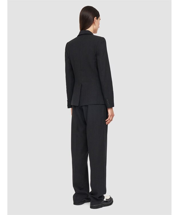 JOSEPH テーラリングクレープ　シングルブレストジャケット Black