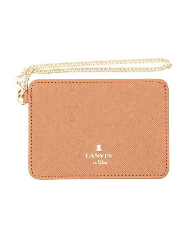LANVIN en Bleu リュクサンブールカラー 単パスケース ブラウン