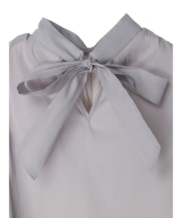 Green Parks ・ＥＬＥＮＣＡＲＥ　ＤＵＥ　バックリボンブラウス Light Gray