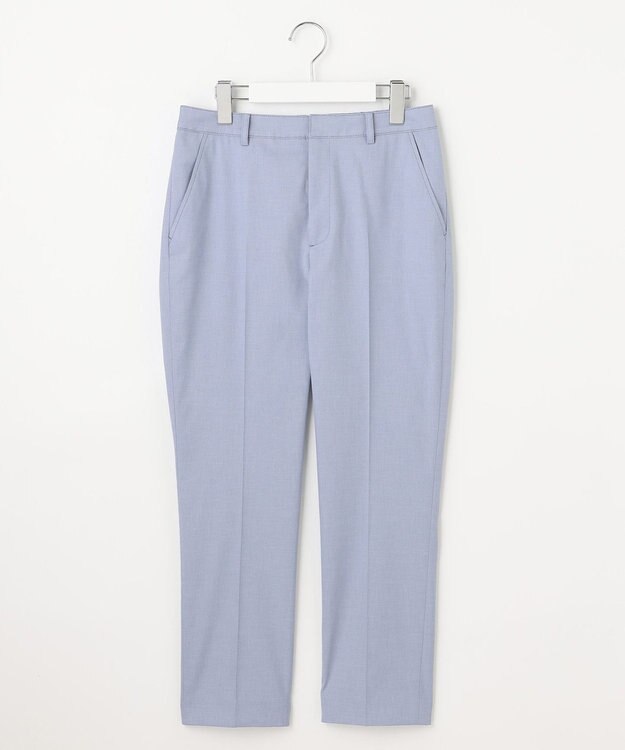 J.PRESS LADIES 【セットアップ対応・洗える・撥水】コットンFITTY テーパード パンツ サックス系