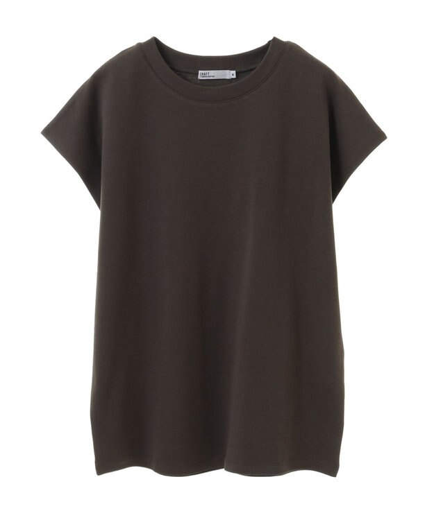 CRAFT STANDARD BOUTIQUE スムースフレンチスリーブプルオーバー Charcoal Gray