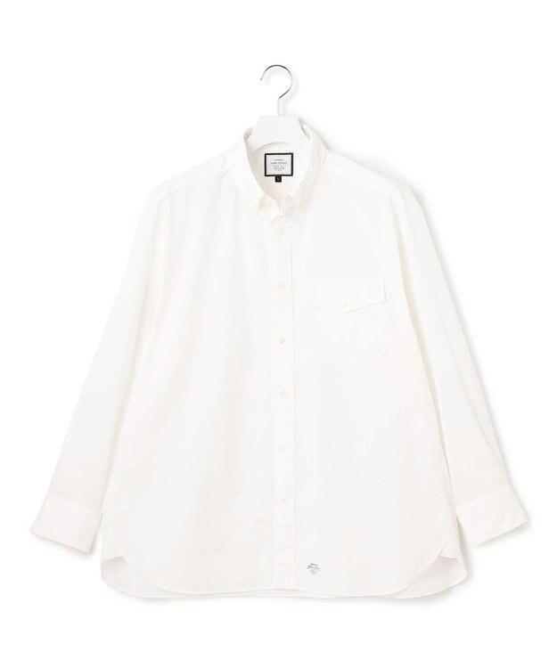 J.PRESS YORK STREET 【UNISEX】タイプライター ボタンダウンシャツ ホワイト系