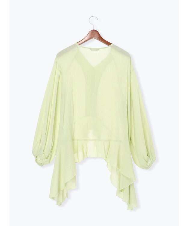 Te chichi イレギュラーヘムチュニックブラウス ピスタチオ