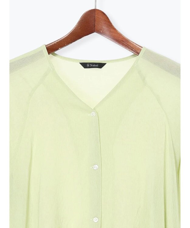 Te chichi イレギュラーヘムチュニックブラウス ピスタチオ