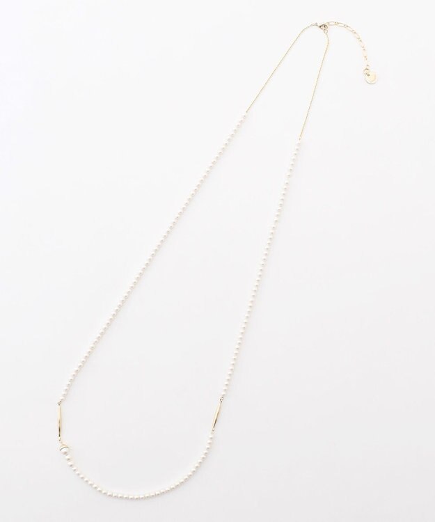 J.PRESS LADIES 【2way】small パール ネックレス ケシウスゴールド系