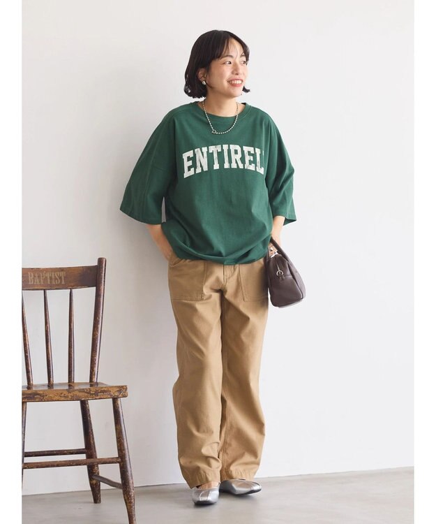 AMERICAN HOLIC ＢＩＧロゴカットプルオーバー Green