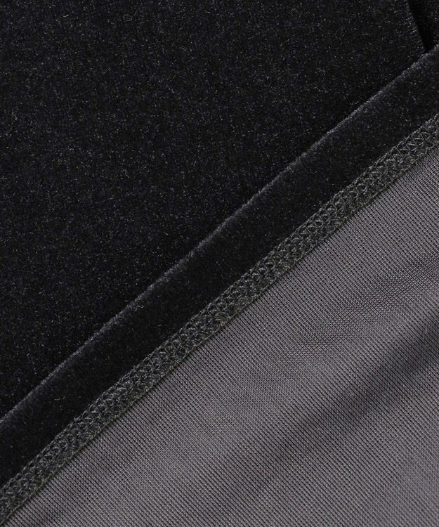 #Newans 【洗濯機可／ 前後着用可】 シアーベロアプルオーバー ブラック