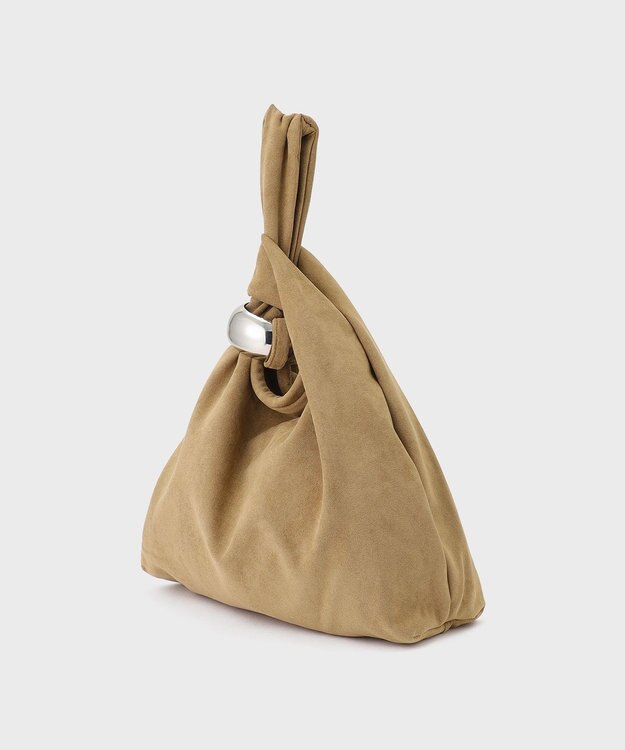 GRACE CONTINENTAL マルシェスエードバッグ ベージュ