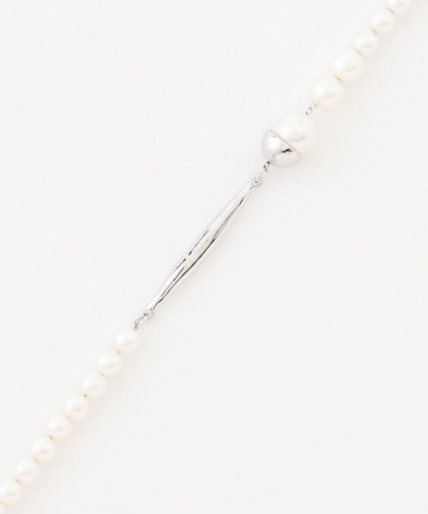 J.PRESS LADIES 【2way】small パール ネックレス シルバー系