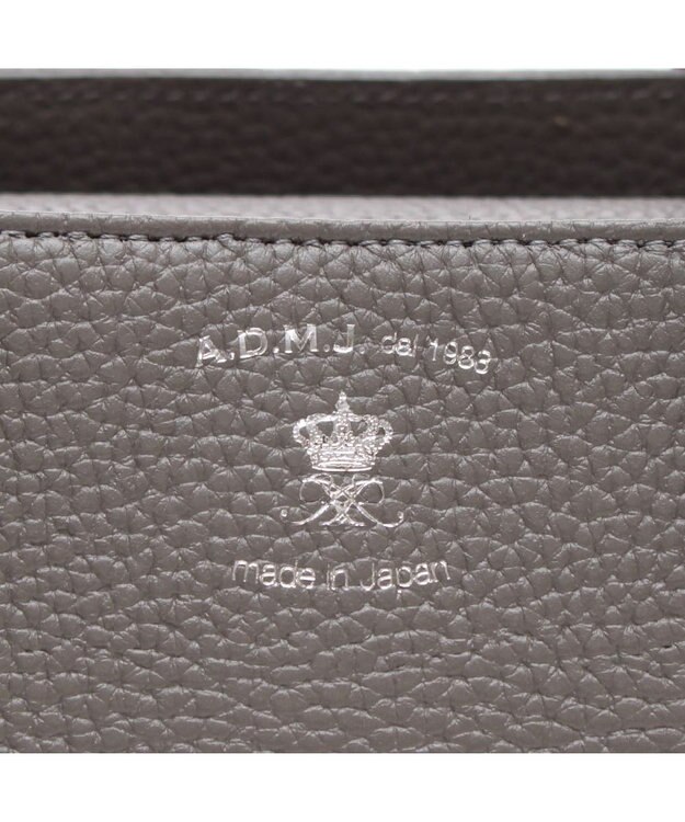 A.D.M.J. 牛革ミニトートバッグ※SILVER金具 SUNAIRO