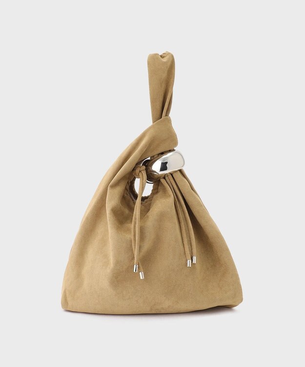 GRACE CONTINENTAL マルシェスエードバッグ ベージュ