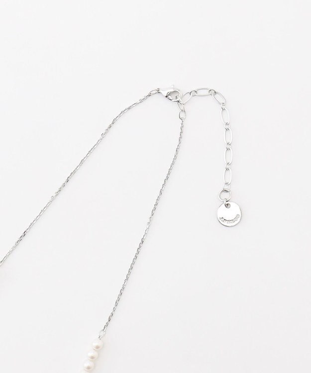 J.PRESS LADIES 【2way】small パール ネックレス シルバー系