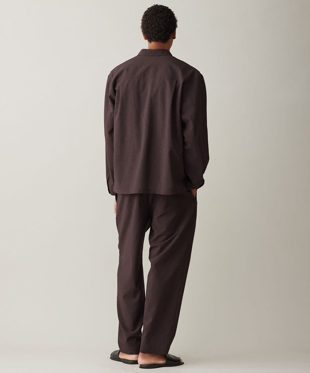 UNFILO MENS TENNEN TOUCH シャツアウター[23年春夏商品] ブラウン