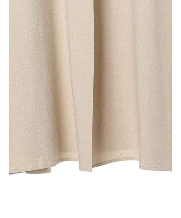 AMERICAN HOLIC 接触冷感Ｖネックリネンブレンドワンピース Gray Beige