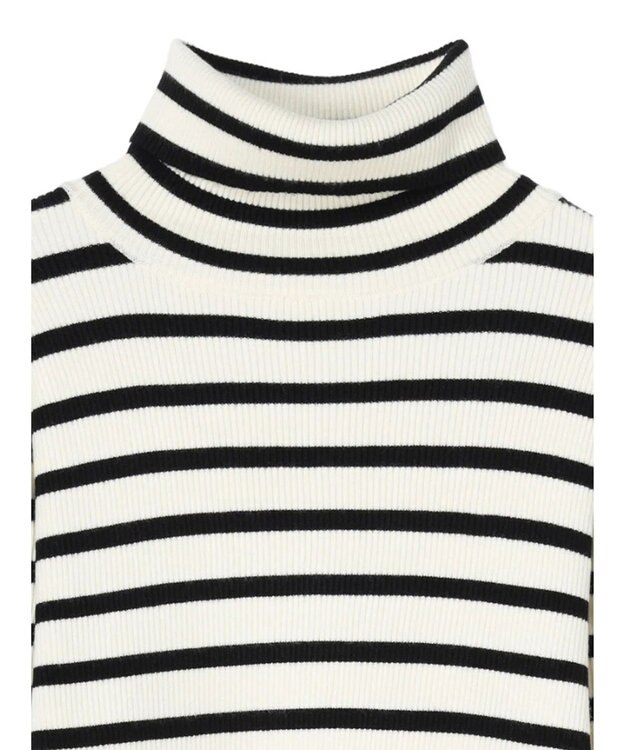 AMERICAN HOLIC バイパチリブタートルニットプルオーバー Border