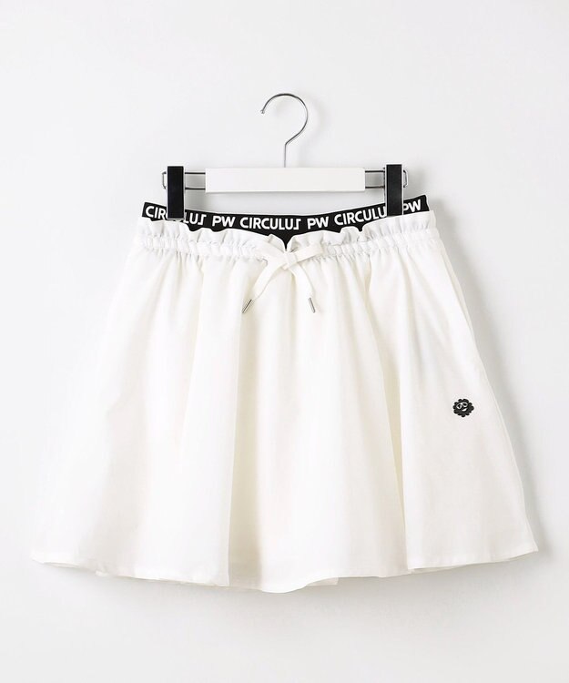 PW CIRCULUS 【ペチパンツ付】【WOMEN】フレアスカート ゴルフウェア レディース ホワイト系