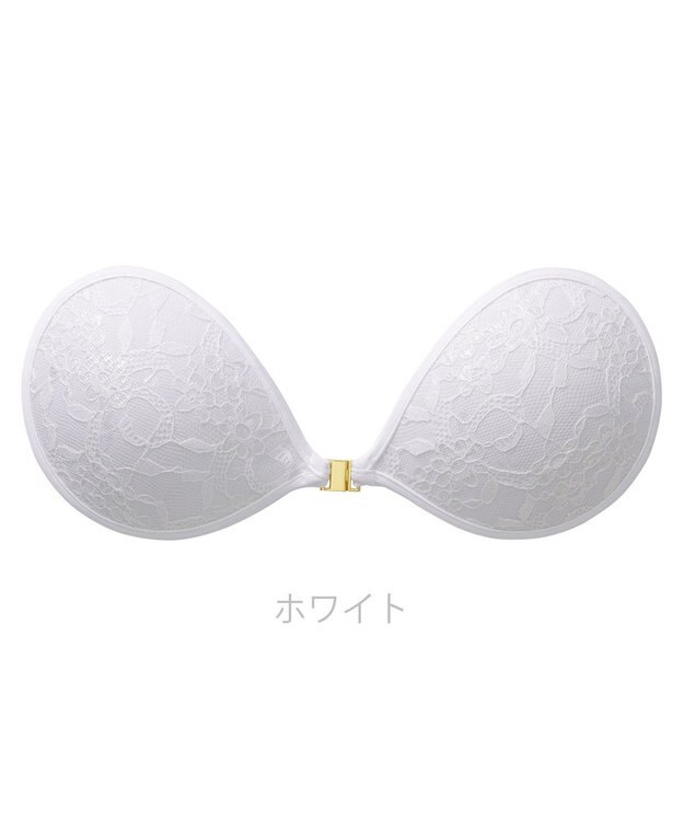 BRADELIS New York 【NuBra / ボリュームアップ】パテッドヌーブラ スピカ デザインヌーブラ ホワイト