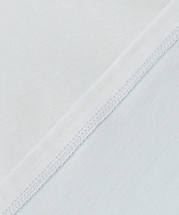 ICB 【接触冷感・UVケア・洗える】 コンフォートプレーティング クレセントスリーブカットソー アイスグレー系