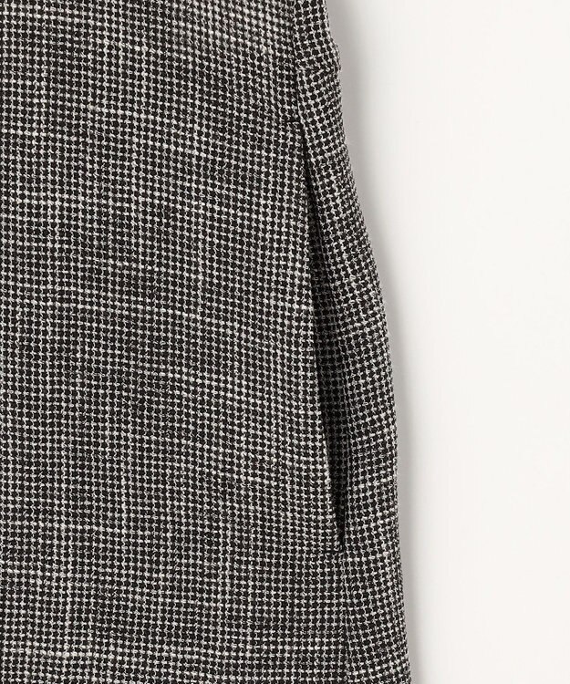 組曲 S 【先行予約】【WEB限定】メランジレノクロス バックペプラムジャケット ブラック系7