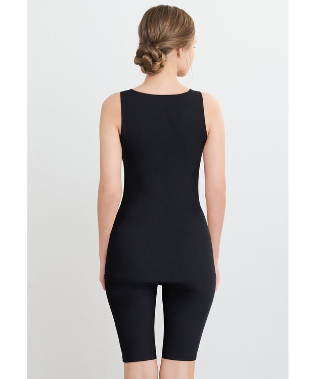 WACOAL あったかインナー 【ふんわりあったか】 ノースリーブ 天綿オーガニックを使用 あたたかい ムレにくい しなやかでやわらかい レディース CLB610 /ワコール ブラック