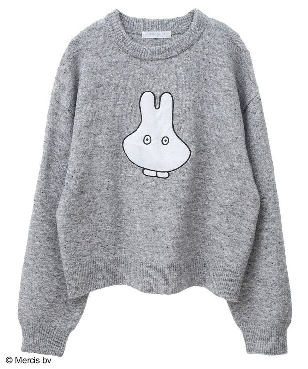 Green Parks Ｍｉｆｆｙ／フロントパッチニットプルオーバー Gray Mixture
