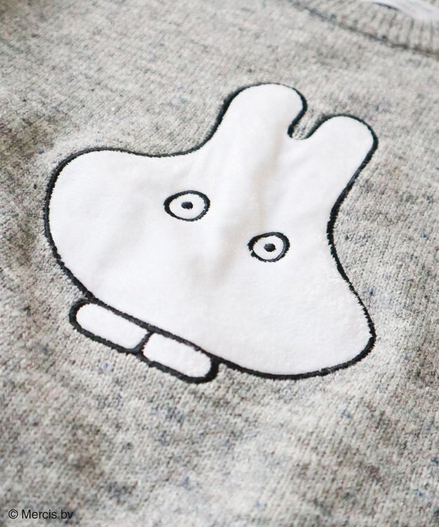 Green Parks Ｍｉｆｆｙ／フロントパッチニットプルオーバー Gray Mixture