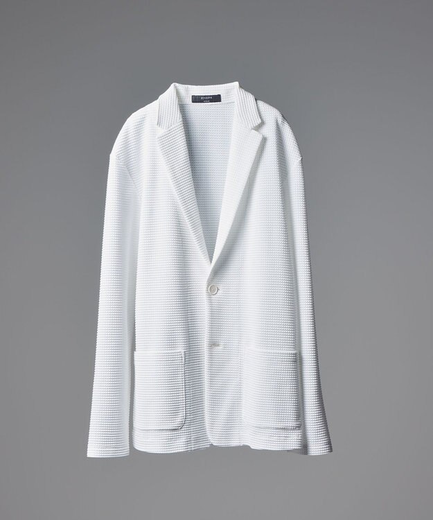 JOSEPH HOMME 【オリジナル素材】ライトタックジャージー　カットソージャケット ホワイト系