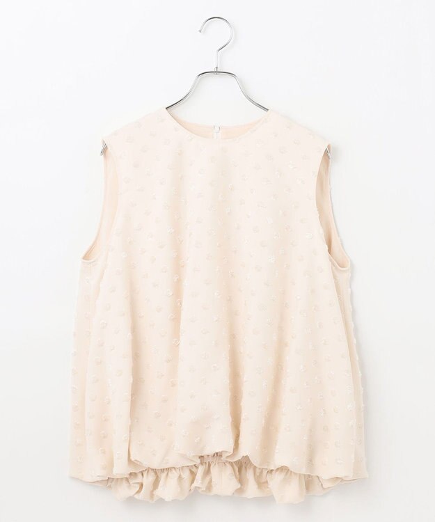 #Newans ジャガードドットバルーンブラウス オフ