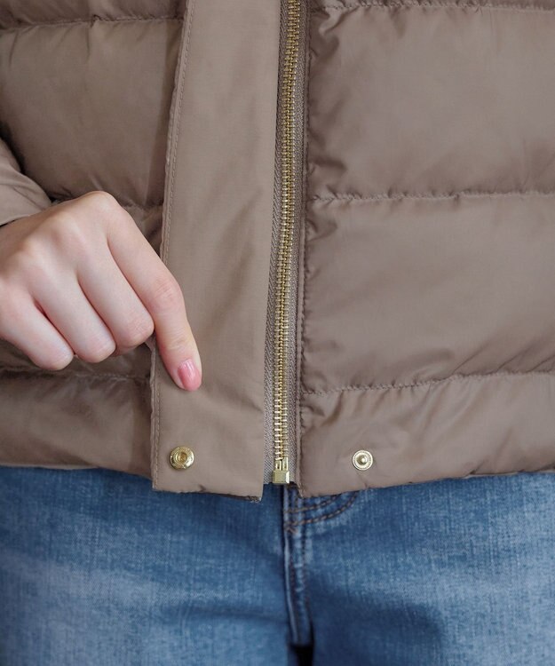 Tiaclasse リバーシブルダウンジャケット モカ