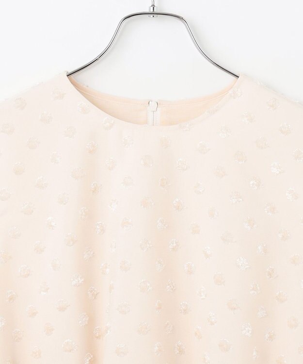 #Newans ジャガードドットバルーンブラウス オフ