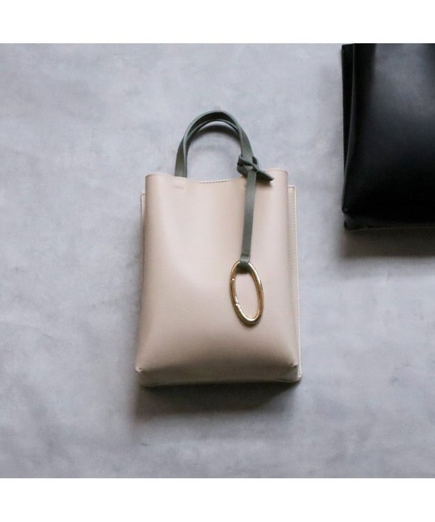 UNBILLION カシュカシュ cachecache / テクスチャーミックスミニショルダー ベージュミックス