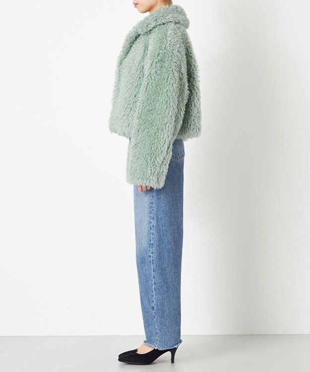 NAVE 【Nave】ニードルボア クロップド ジャケット ミント系