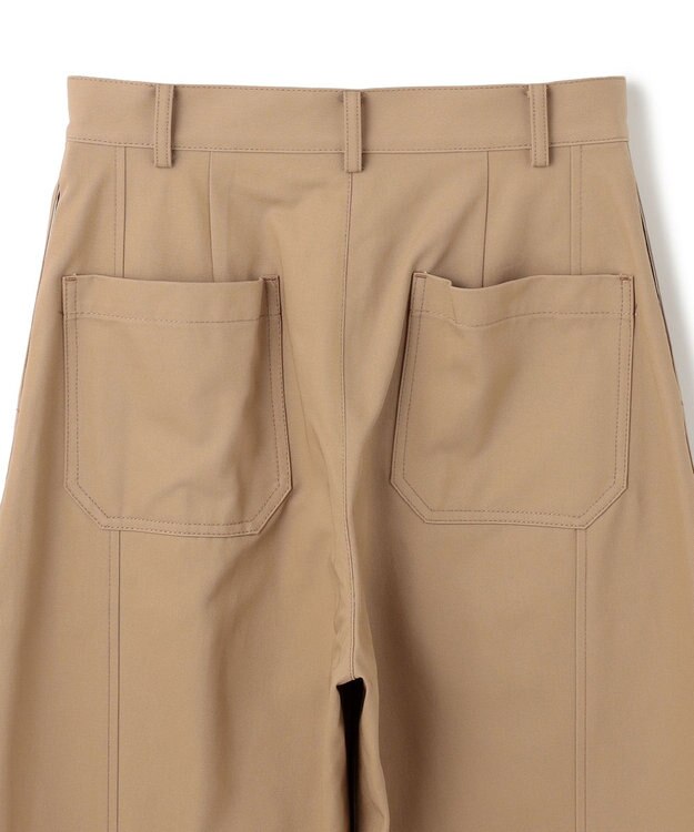 BEIGE， 【洗える】GAZANIA / コットンチノカービーパンツ Camel Beige