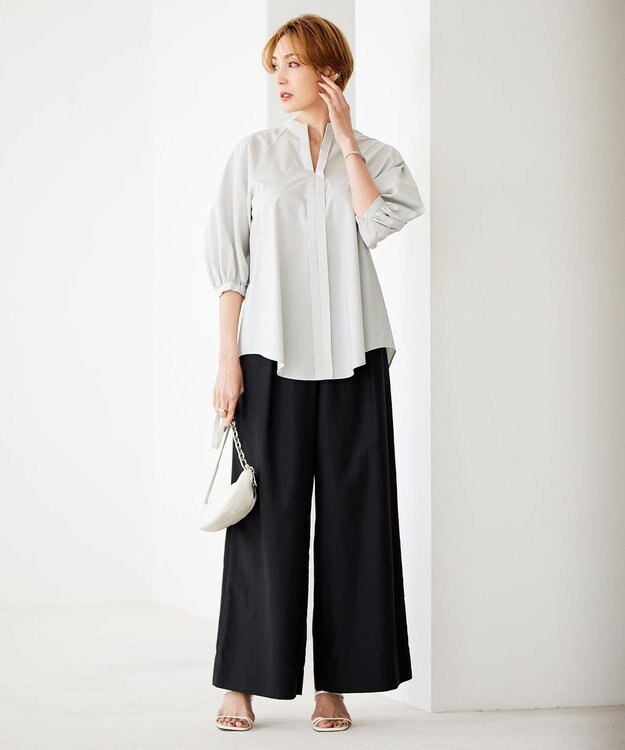 ICB 【WEB限定】 Cottontypewriter  ブラウス ベージュ系