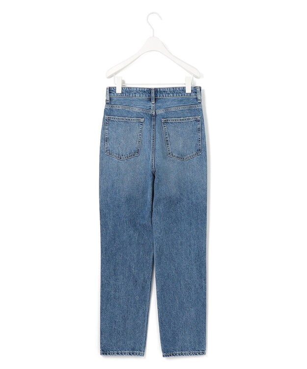 ICB L 【洗える】 ウォーターリサイクルテーパードデニム ブルー系