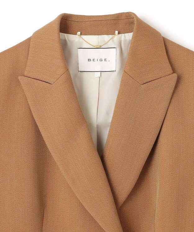 BEIGE， PONTOISE / テーラードジャケット Camel