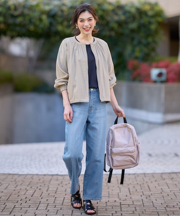 ANY 【洗濯機可能/ストレッチ】カーブラインジーンズ フェードインディゴ