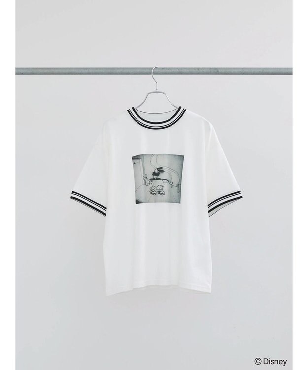 Green Parks オズワルド／ラインフォト半袖ＴＥＥ Off White