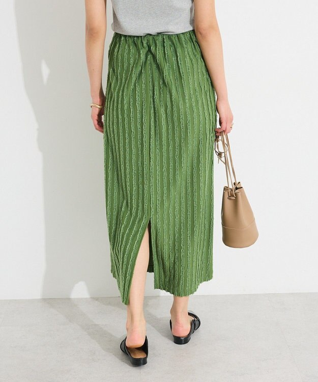 CRAFT STANDARD BOUTIQUE カットジャガードスカート Green